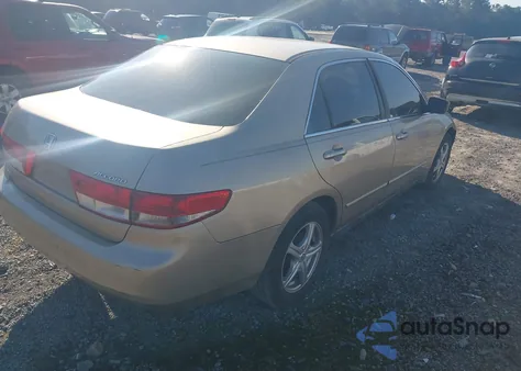 2004 Honda Accord 2.4 Lx from USA, damaged, VIN 1HGCM56304A007838